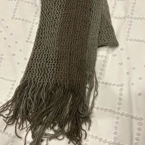 Grey knit scarf from Urban Outfitters
